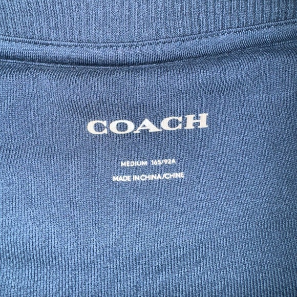 NWOT Coach Basic Blue Women’s Trendy Crewneck Size XXL PTP 30 Oversized Casual - Picture 6 of 10
